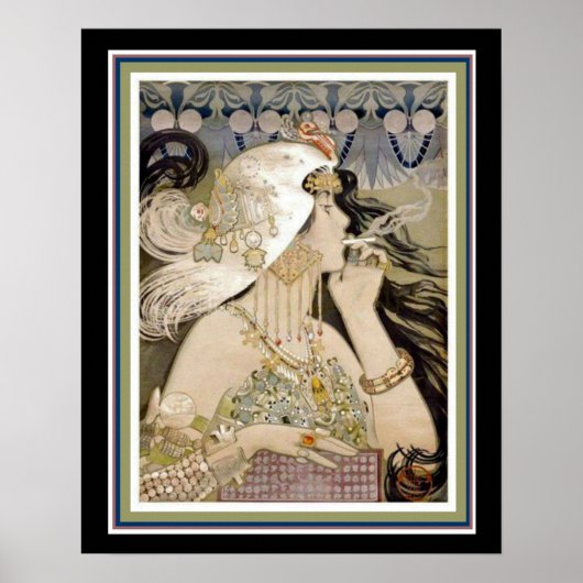 Nouveau Cigarette Ad by Manuel Orazi 16 x 20 ポスター (正面)