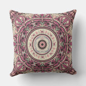 Nouveau Floral Mandala クッション (裏面)