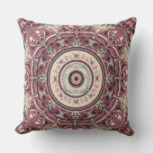 Nouveau Floral Mandala クッション (正面)