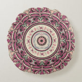 Nouveau Floral Mandala ラウンドクッション (正面)