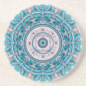 Nouveau Floral Mandala Coaster コースター (正面)