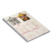 Nouveau Recueil de Menuiserieとde Decorations ノートブック (右側)