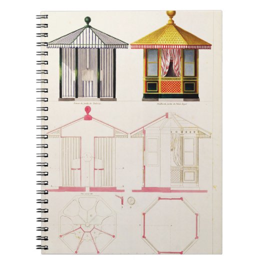 Nouveau Recueil de Menuiserieとde Decorations ノートブック (正面)