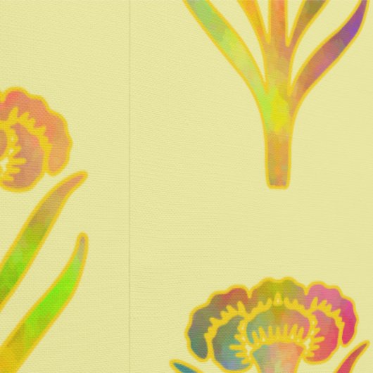 Nouveau Riche Blooms Sunshine 壁紙 (縫い目)