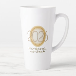 Nouvelle année, nouvelle paix カフェラテマグ