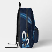 Nouvelle année, nouvelle paix プリントバックパック (左)