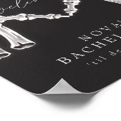 NOVAスケルトンハートハンズバチェロレッテ歓迎 ポスター (角)