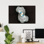 Nova – フラクタルポスター ポスター (ホームオフィス)