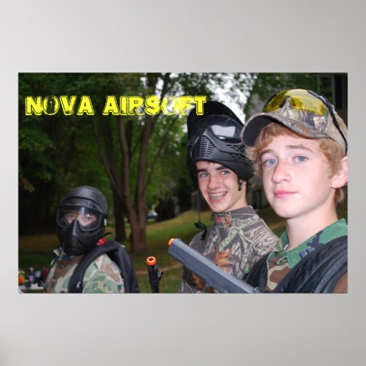 Nova airsoft poster ポスター (正面)