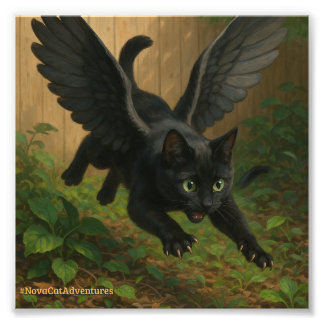 Nova Cat Adventures – Winged Nova v1 フォトプリント