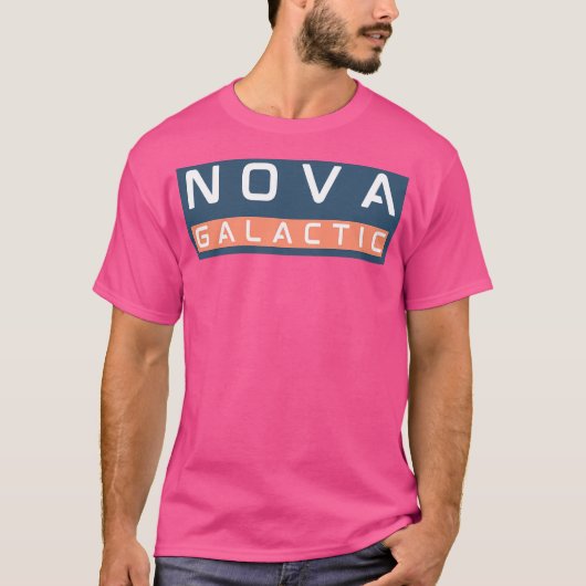 Nova Galactic Cleanロゴ Tシャツ (正面)