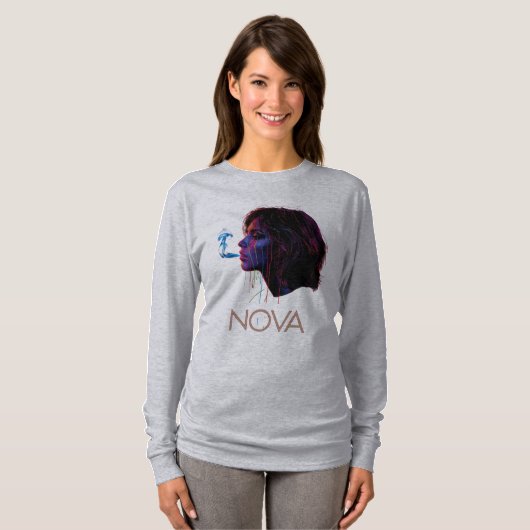 Nova Glow Painted Silence Tシャツ (正面フル)