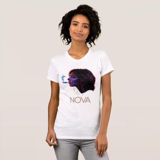 Nova Glow Painted Silence Tシャツ (正面フル)
