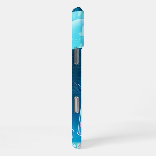 Nova Kuro Cyber Anime Iphone 16 Pro Max case iPhoneケース (右側面)