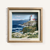Nova Scotia Canada Paper Collage Diorama ノートブック (正面)