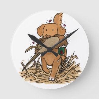 Nova Scotia Duck Tolling Retriever ラウンド壁時計