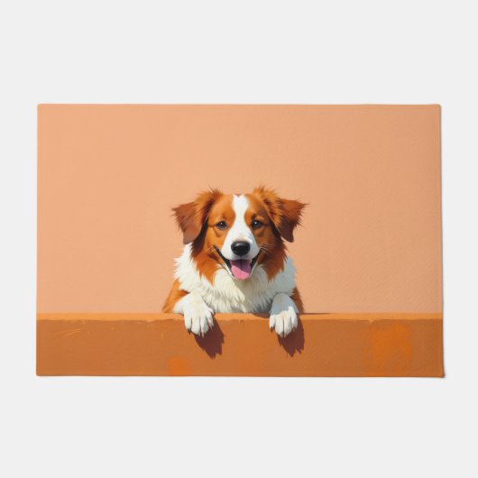 Nova Scotia Duck Tolling Retriever Doormat Art ドアマット (正面)