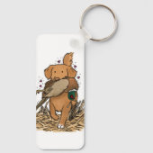 Nova Scotia Duck Tolling Retriever NSDTR Keychain キーホルダー (裏面)
