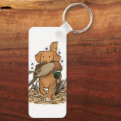 Nova Scotia Duck Tolling Retriever NSDTR Keychain キーホルダー (裏面)