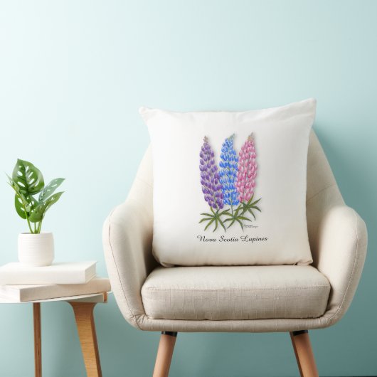 Nova Scotia Lupines クッション (椅子)