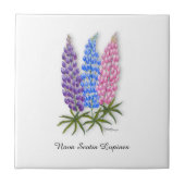 Nova Scotia Lupines タイル (正面)