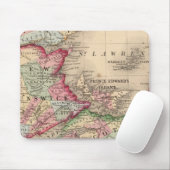 Nova Scotia、New Brunswick、Map by Mitchell氏 マウスパッド (マウス)