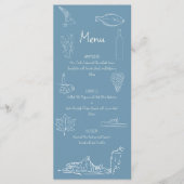 Nova Scotia Theme Menu  メニュー (正面)