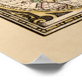 Nova Totius Terrarum Orbis Tabula (F. de Wit) ポスター (角)