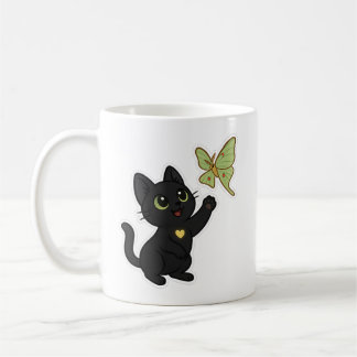 NovaCatAdventures  and Lunar Moth Frolics v2 mug コーヒーマグカップ