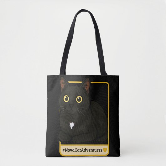 #NovaCatAdventures – v1 - トートバッグ (正面)