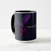 #NovaCatAdventures winged v2 mug マグカップ (正面左)