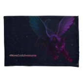 #NovaCatAdventures – Winged v2 pillowcase 枕カバー (正面)