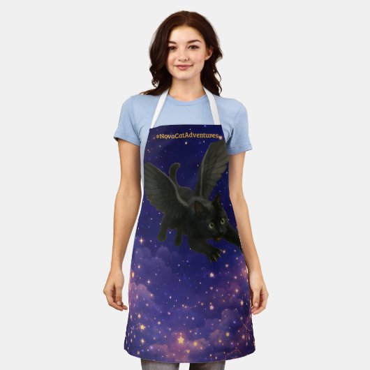 #NovaCatAdventures Winged v3 エプロン (着用した状態)
