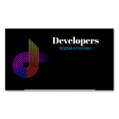 NovaCode Digital Solutions マグネット名刺 (正面)