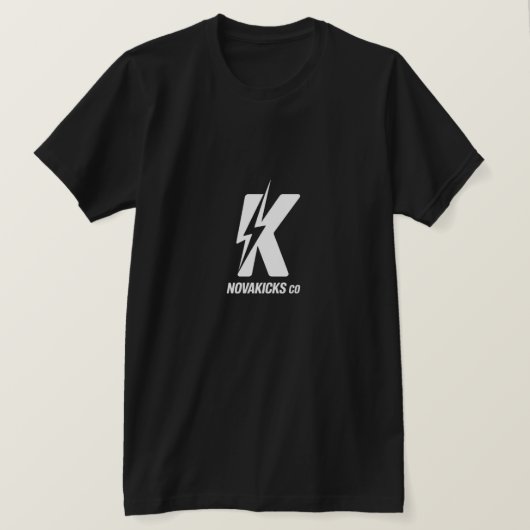 Novakicks Co 稲妻ロゴ Tシャツ (デザイン正面)