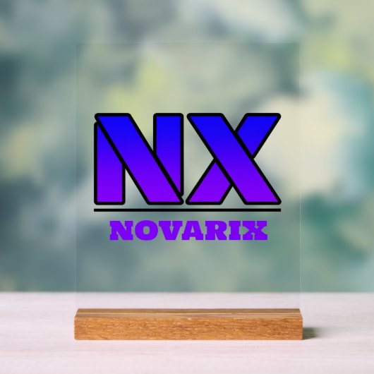 Novarix Acrylschild Logo アクリルサイン (ニュートラル)