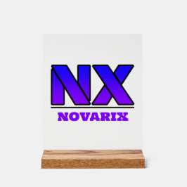 Novarix Acrylschild Logo アクリルサイン