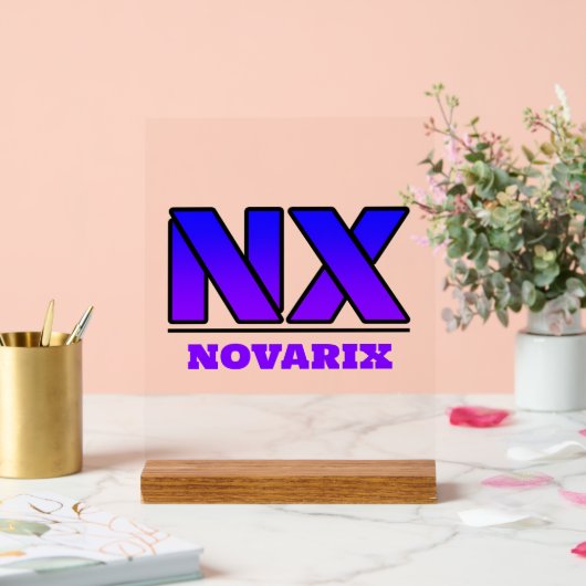 Novarix Acrylschild Logo アクリルサイン (ウェディング)