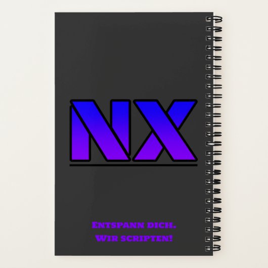 Novarix Notizbuch ノートブック (裏面)