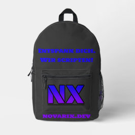 Novarix Rucksack プリントバックパック