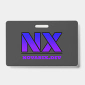 Novarix Schlüsselanhänger バッジ (裏面)