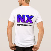 novarix t-shirt weiß トライブレンドＴシャツ (裏面)