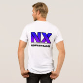 novarix t-shirt weiß トライブレンドＴシャツ (裏面全面)