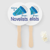 Novelistsに大声で叫ぶ ハンドファン (正面&裏面)