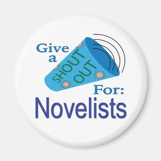 Novelistsに大声で叫ぶ マグネット (正面)