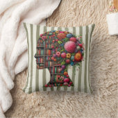 Novels Are My Sanctuary for Bookish Square クッション (ブランケット)