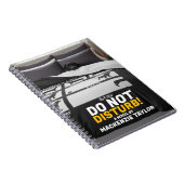 Novelty Book Cover Personalized With Own Text ノートブック (右側)