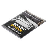 Novelty Book Cover Personalized With Own Text ノートブック (左側)