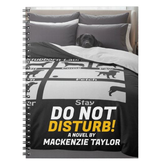 Novelty Book Cover Personalized With Own Text ノートブック (正面)