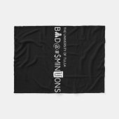 Novelty Dminton Team フリースブランケット (正面(横))